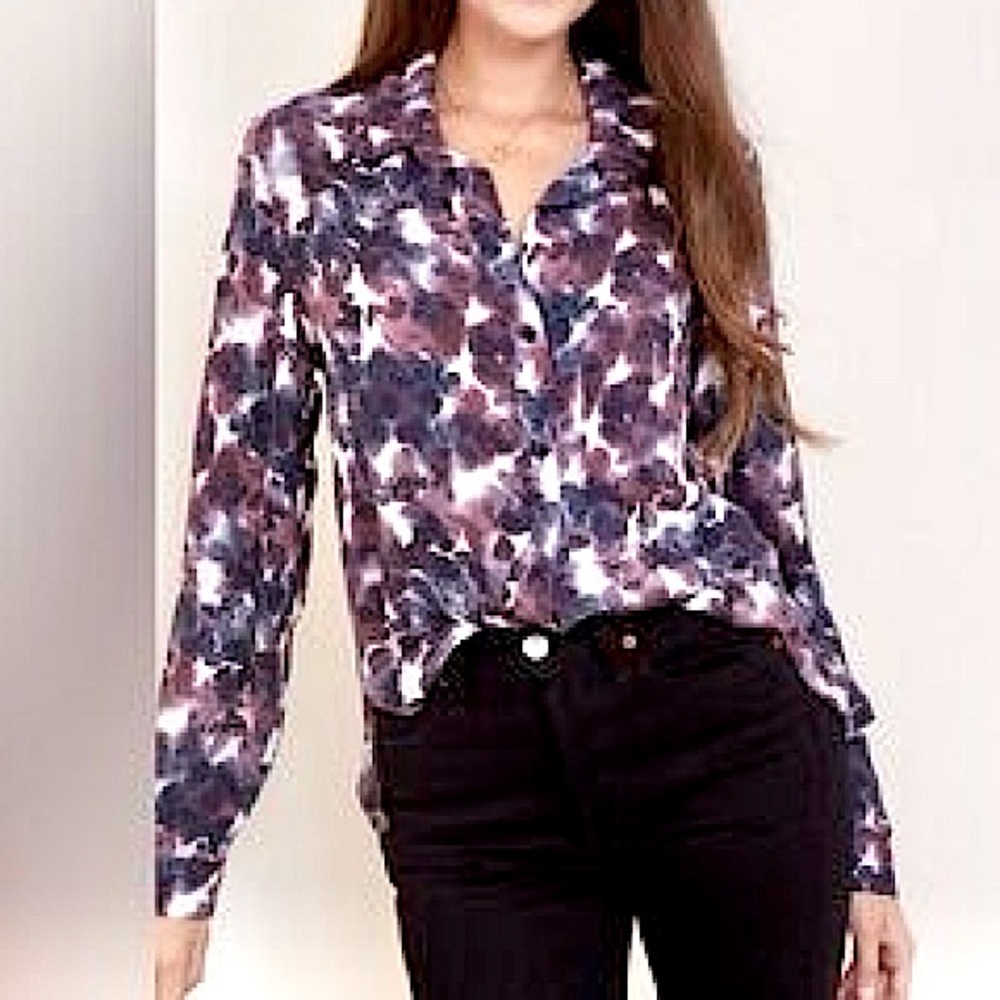 Cloth & Stone x Anthropologie Abstract Button Up Top